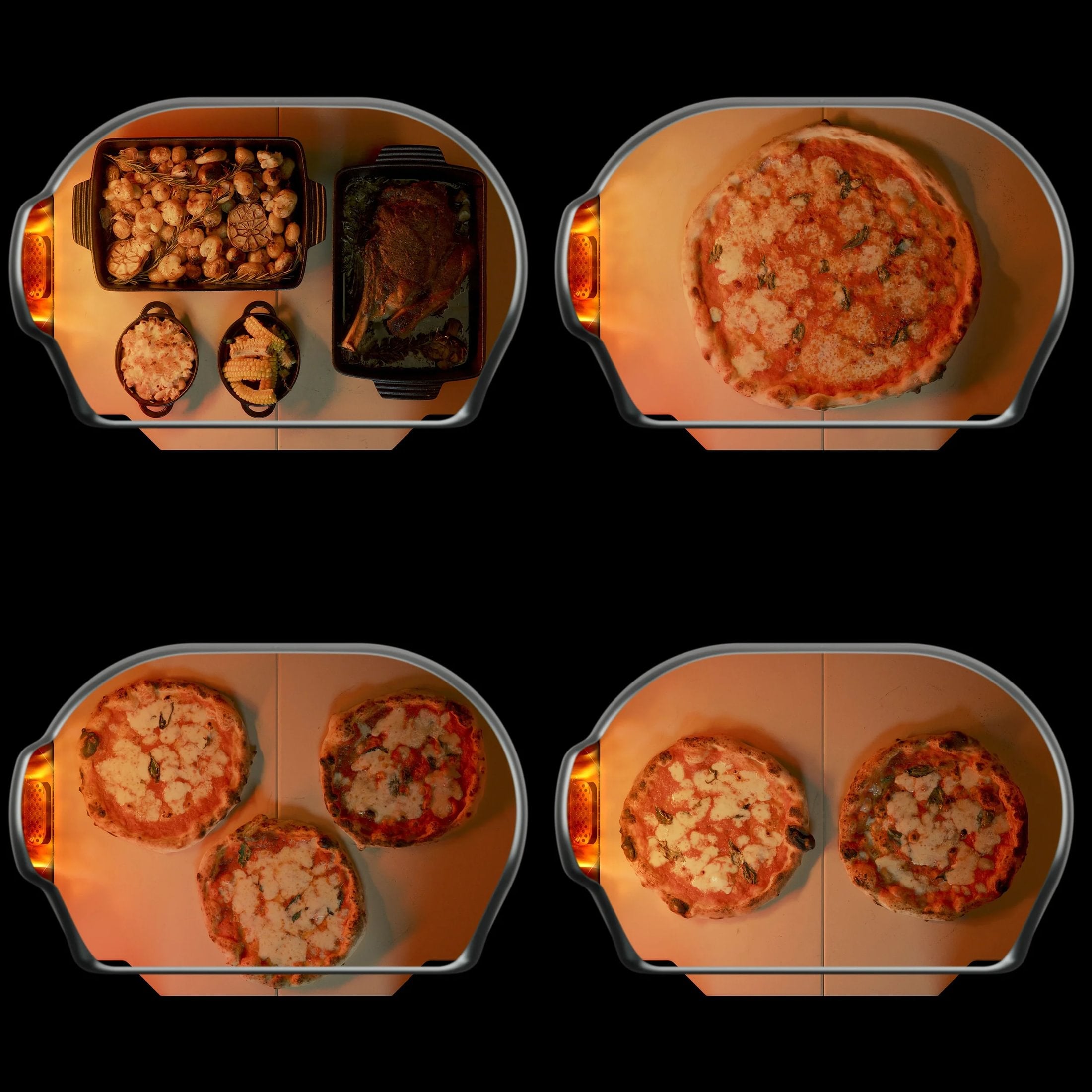 Gozney Dome XL Gen 2 Outdoor Pizza Oven Dual Fuel Bone Cream
