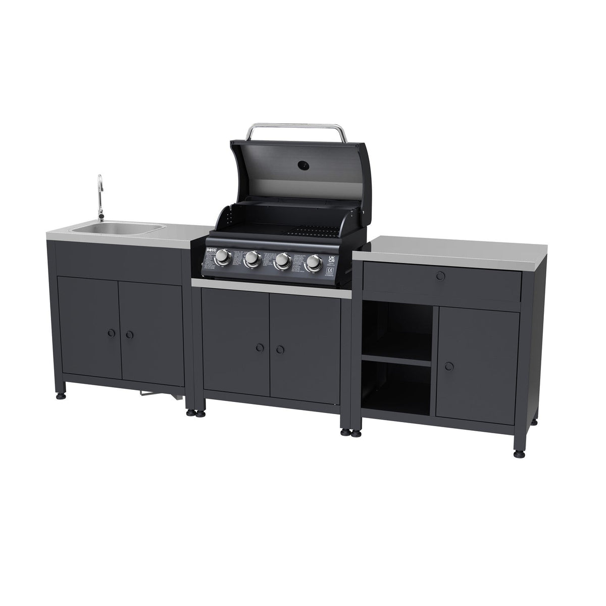 Boss Grill Texas All Star Outdoor Kitchen Modular - 4 Burner Gas BBQ