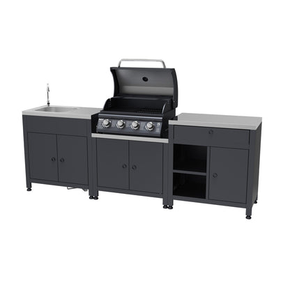 Boss Grill Texas All Star Outdoor Kitchen Modular - 4 Burner Gas BBQ