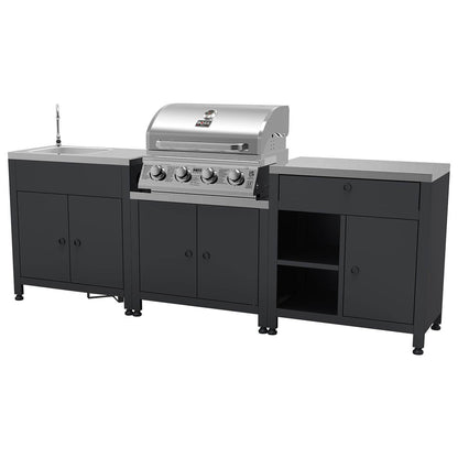 Boss Grill Texas All Star Outdoor Kitchen Modular - 4 Burner Gas BBQ